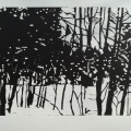 Baumgruppe-im-Winter-Holzschnitt-2023-90X70-cm