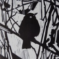 Lauschende-Amsel-Holzschnitt-2019-30X40-cm