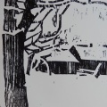 Nachbarschaft-im-Winter-Holzschnitt-2017-50X40-cm